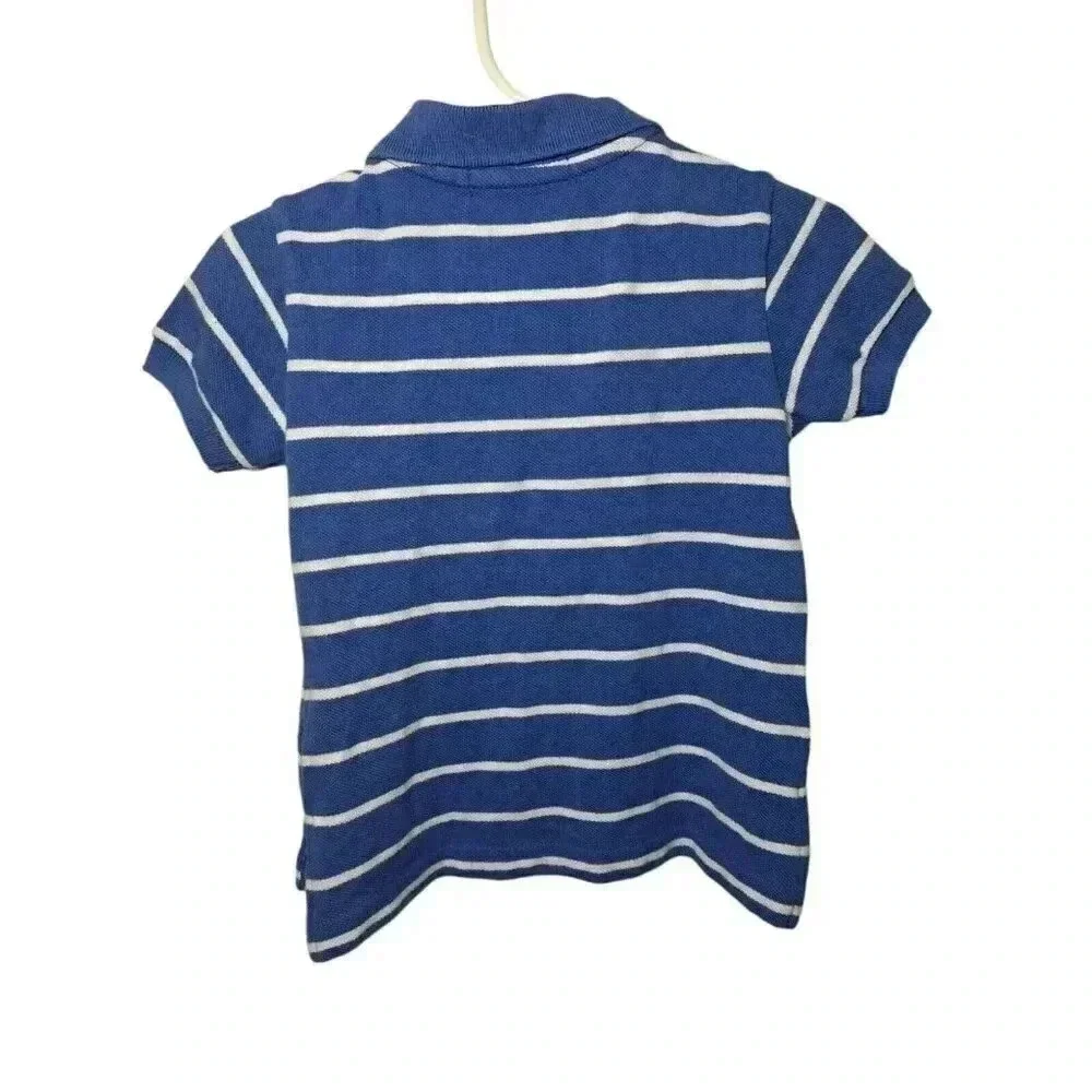 Baby Boy 9 MONTH Ralph Polo Lauren Shirt blue & white Nautical